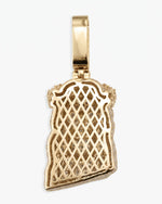Moissanite Jesus Piece 14K Gold - Yellow Gold
