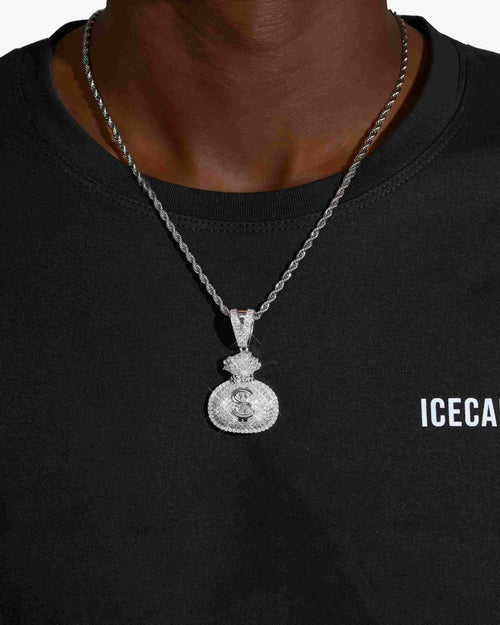 moissanite money bag pendant 14k yellow gold icecartel test_1