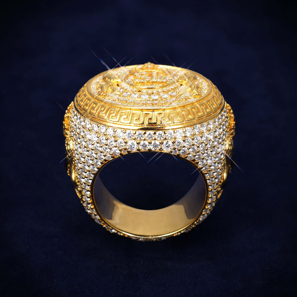 Moissanite Royal Crest Ring 14K Gold