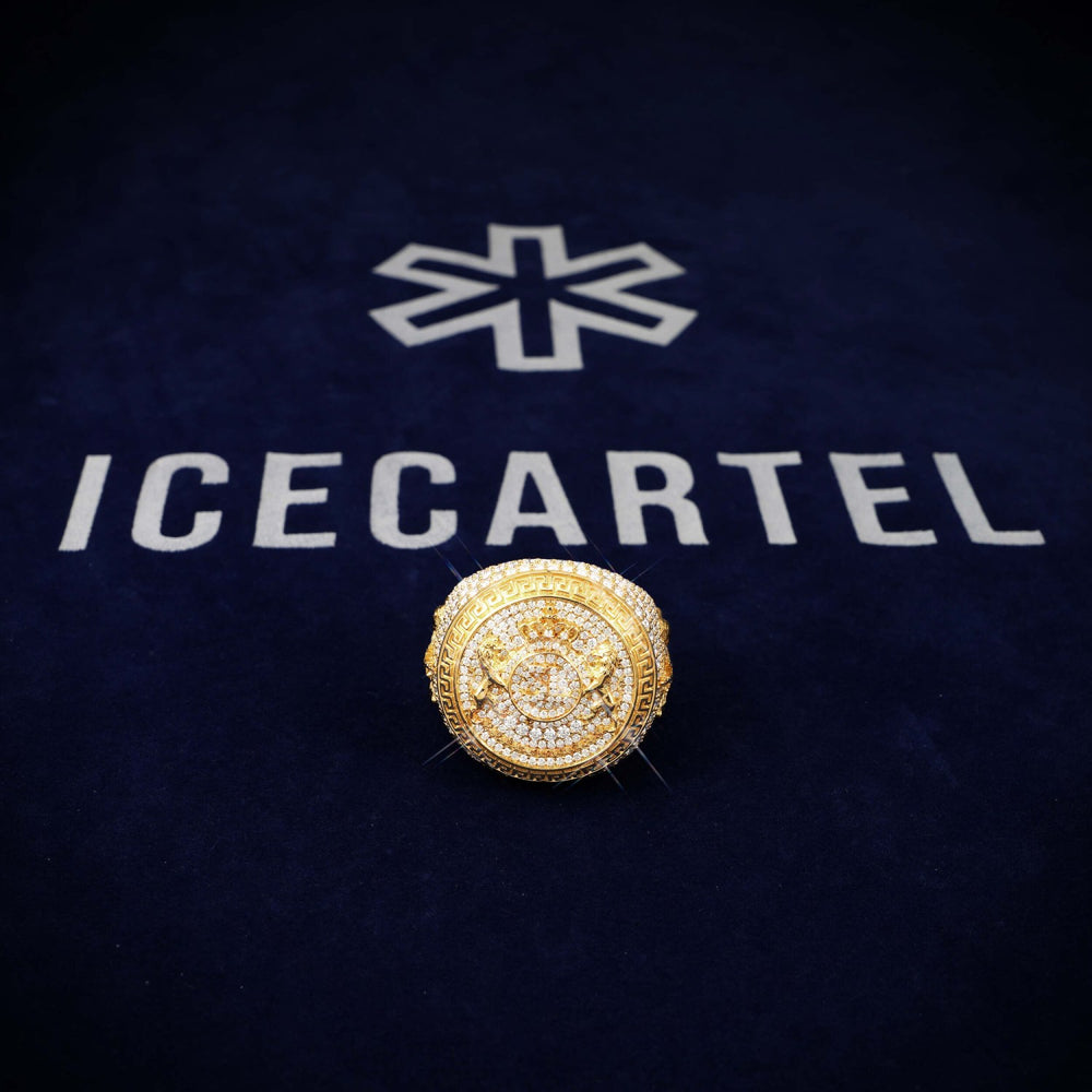 Moissanite Royal Crest Ring 14K Gold
