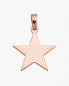 Moissanite Star Pendant 14K Gold - Rose Gold