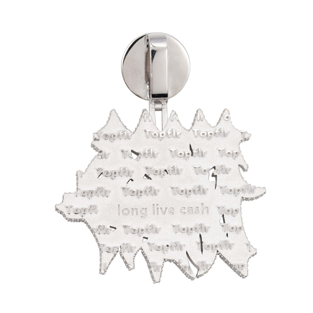 more chaos custom moissanite name pendant 14k gold icecartel back