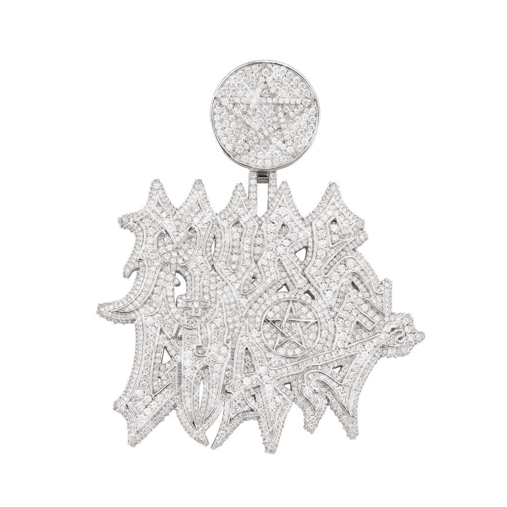 more chaos custom moissanite name pendant 14k gold icecartel main