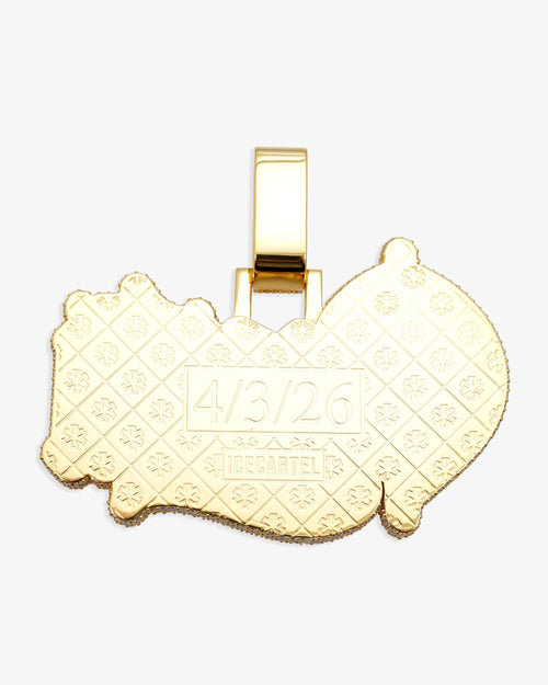 omerta custom diamond pendant 14k gold icecartel back