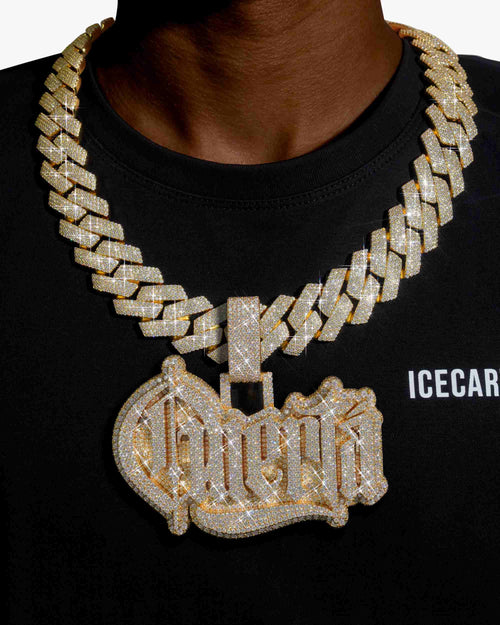 omerta custom diamond pendant 14k gold icecartel model