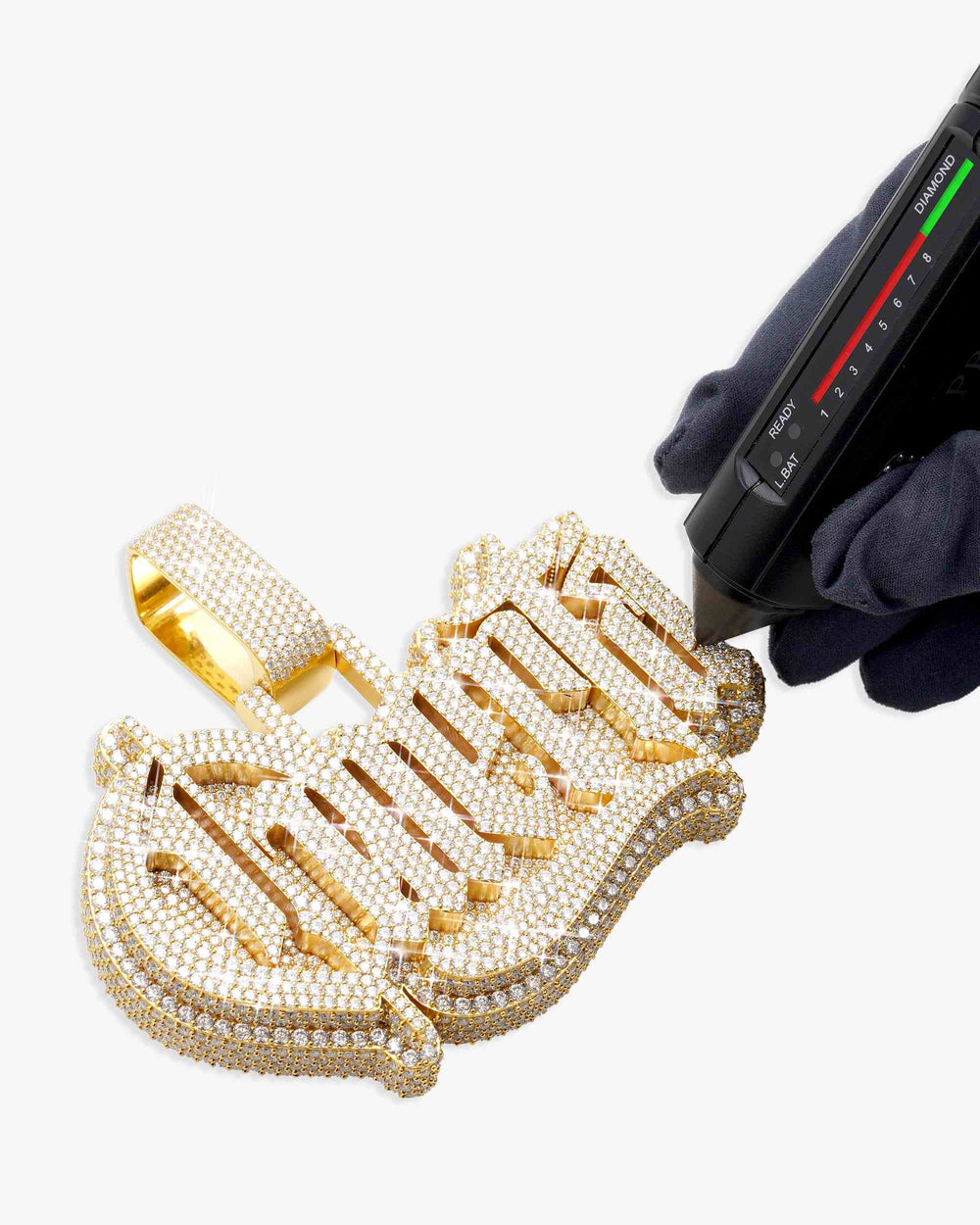 omerta custom diamond pendant 14k gold icecartel test