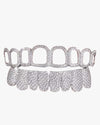 Open Face Moissanite Grillz - White Gold