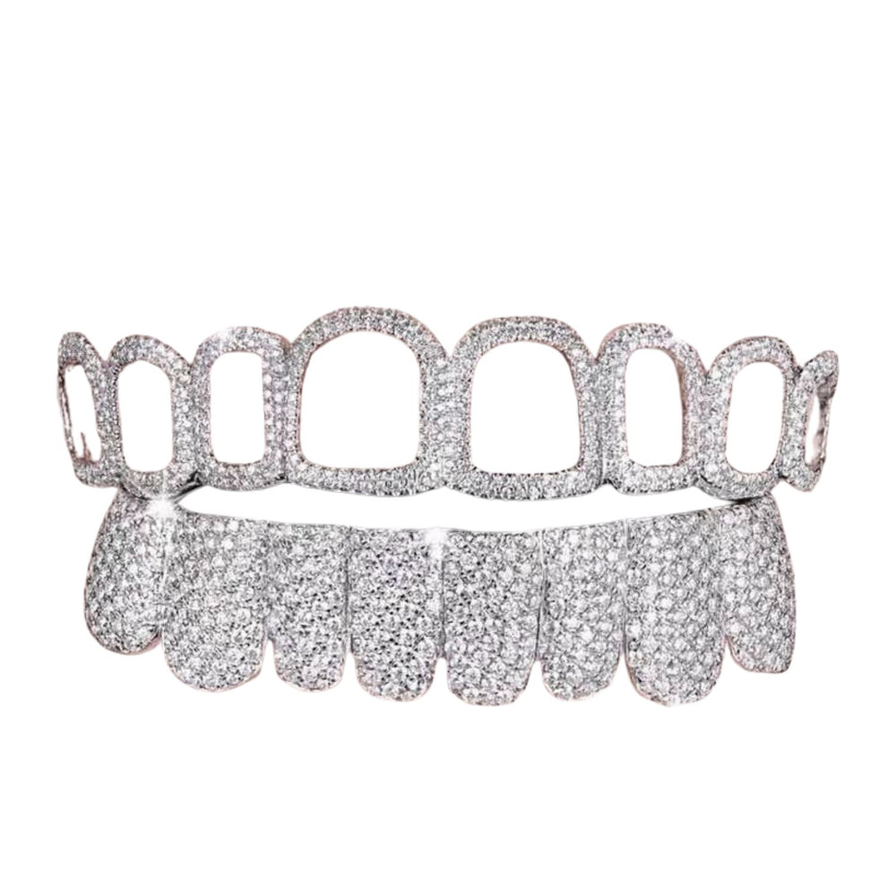 Open Face Moissanite Grillz icecartel