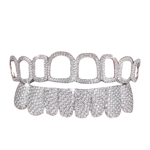 Open Face Moissanite Grillz icecartel