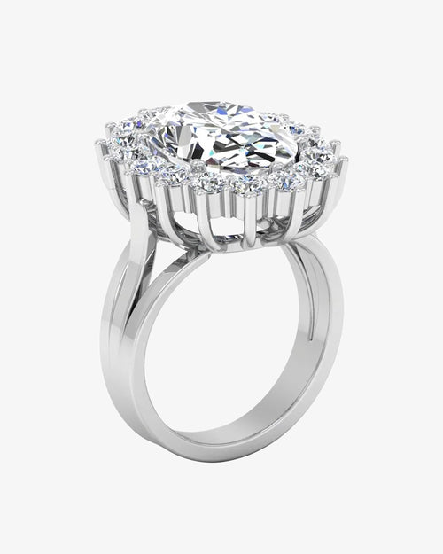 oval halo moissanite engagement ring icecartel angle