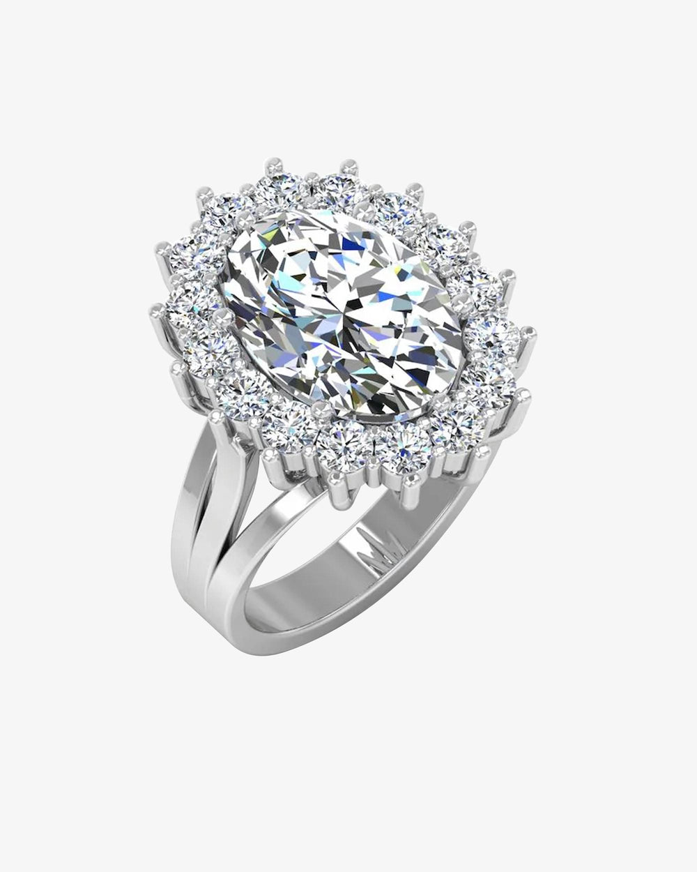 oval halo moissanite engagement ring icecartel main