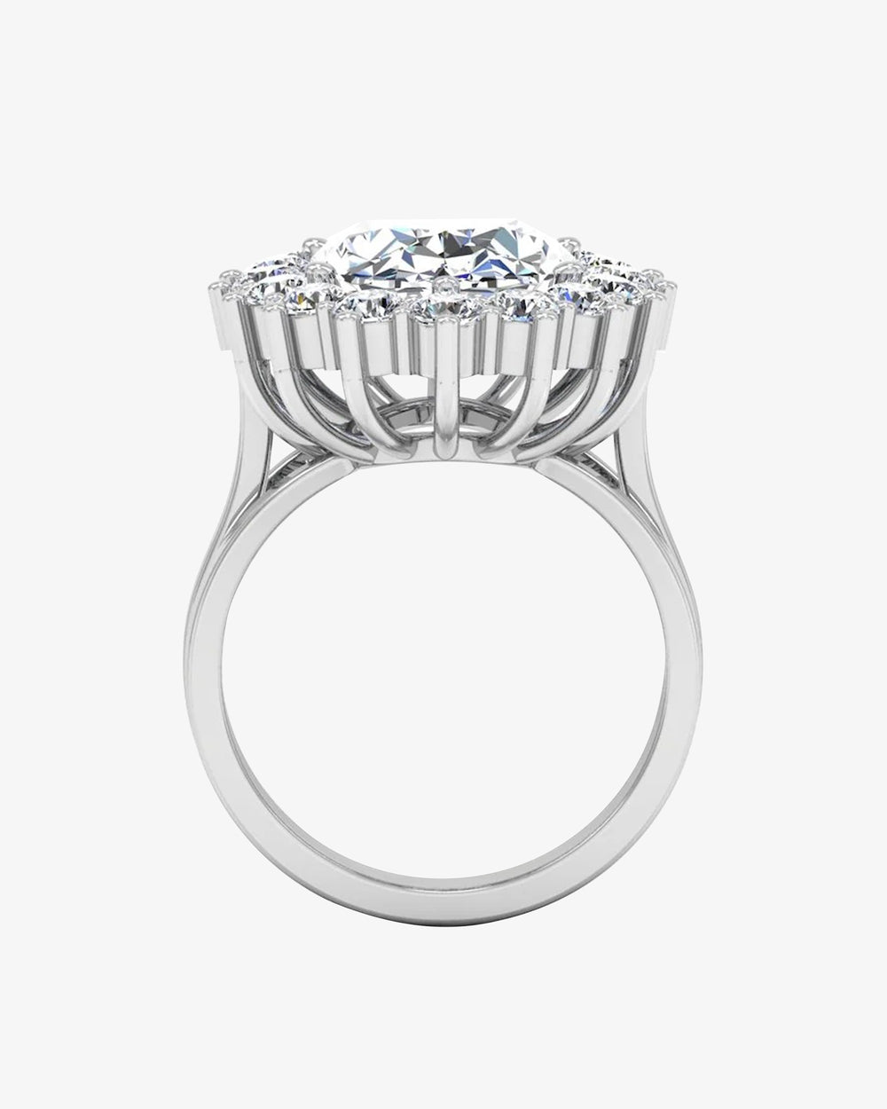 oval halo moissanite engagement ring icecartel o