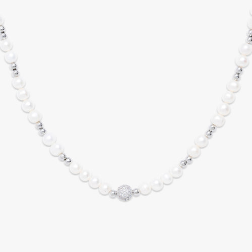Pearl Iceball Necklace