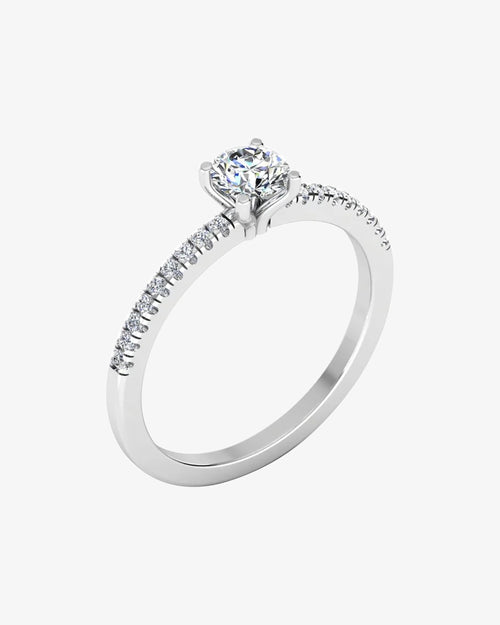 petite brilliant cut moissanite engagement ring icecartel angle