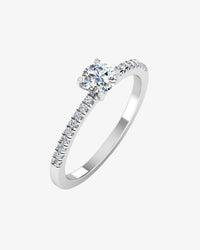 petite brilliant cut moissanite engagement ring icecartel main