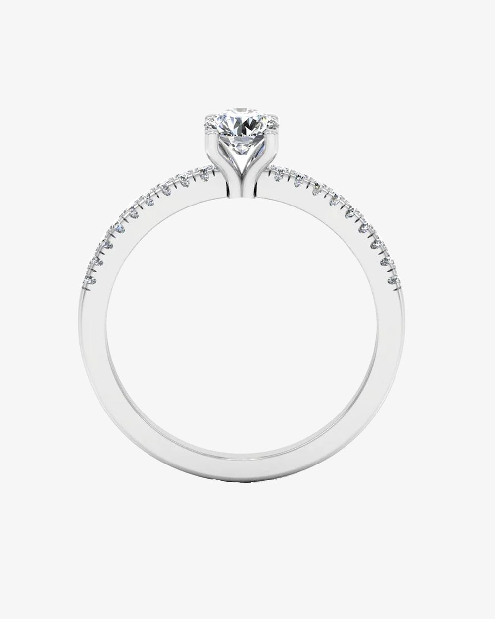 petite brilliant cut moissanite engagement ring icecartel o