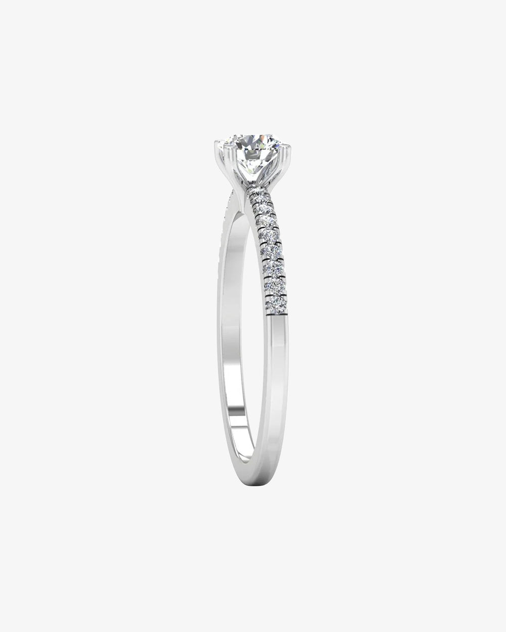 petite brilliant cut moissanite engagement ring icecartel side