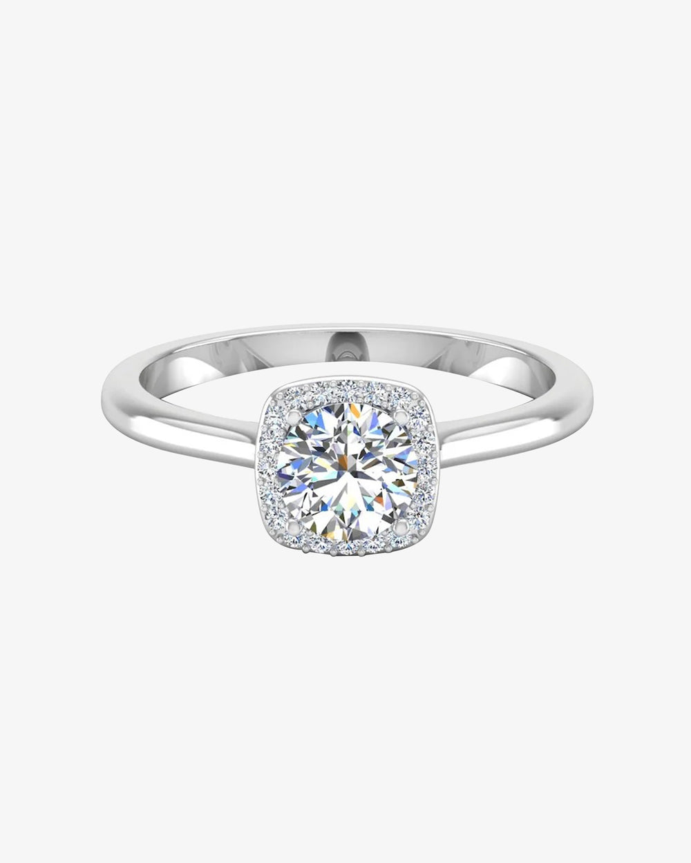 petite halo brilliant cut moissanite engagement ring icecartel horizontal