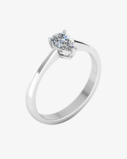 petite pear moissanite engagement ring icecartel angle
