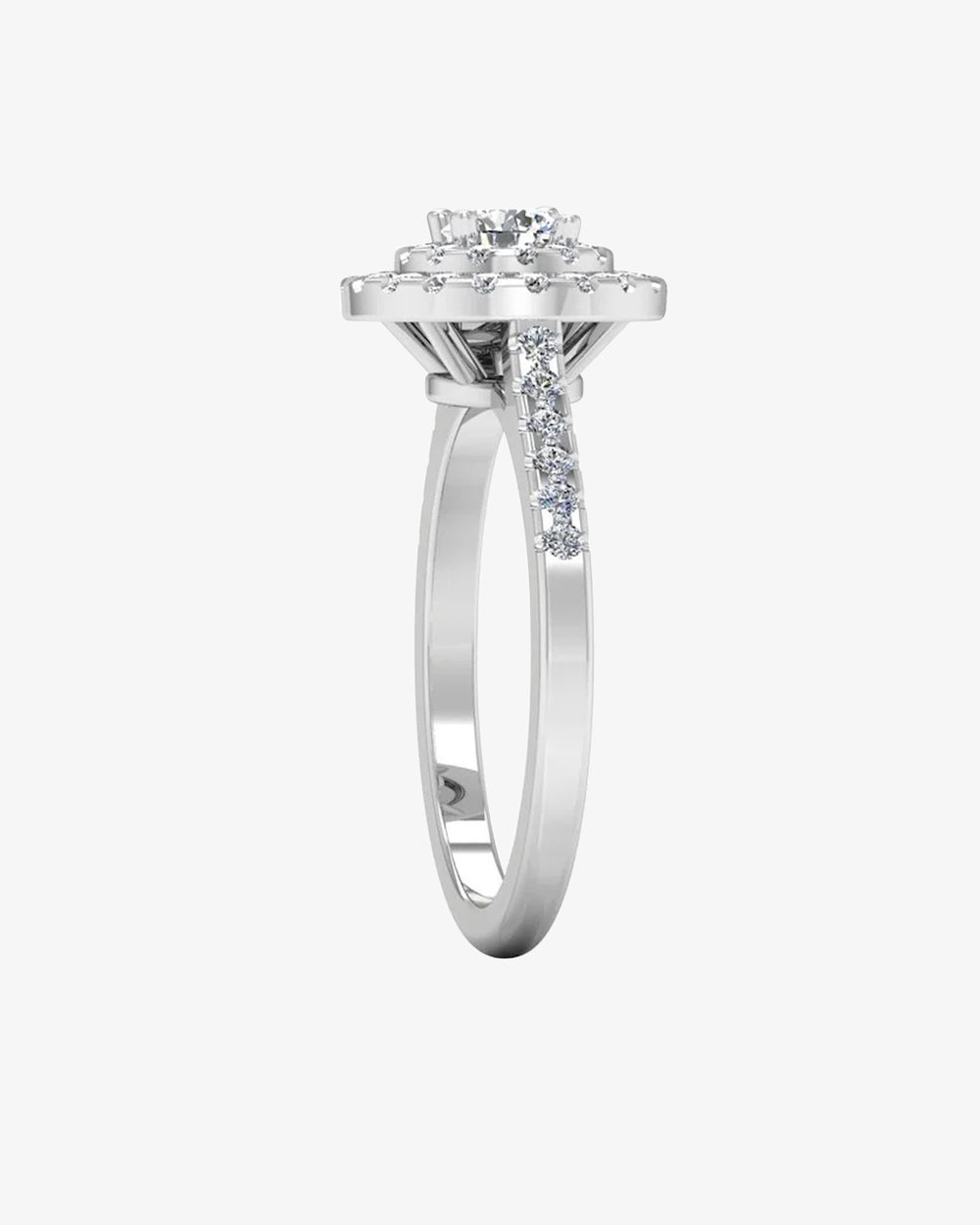 petite round brilliant double halo moissanite engagement ring icecartel side