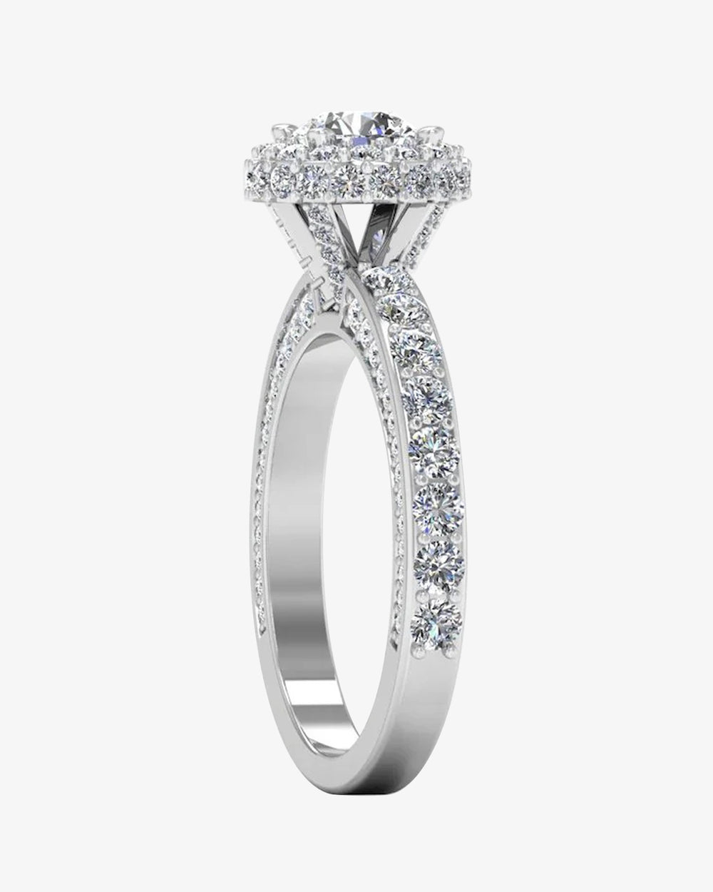 petite round moissanite halo engagement ring icecartel side