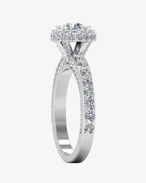 petite round moissanite halo engagement ring icecartel side