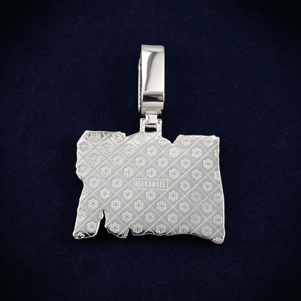 pgr custom moissanite pendant 14k gold icecartel back