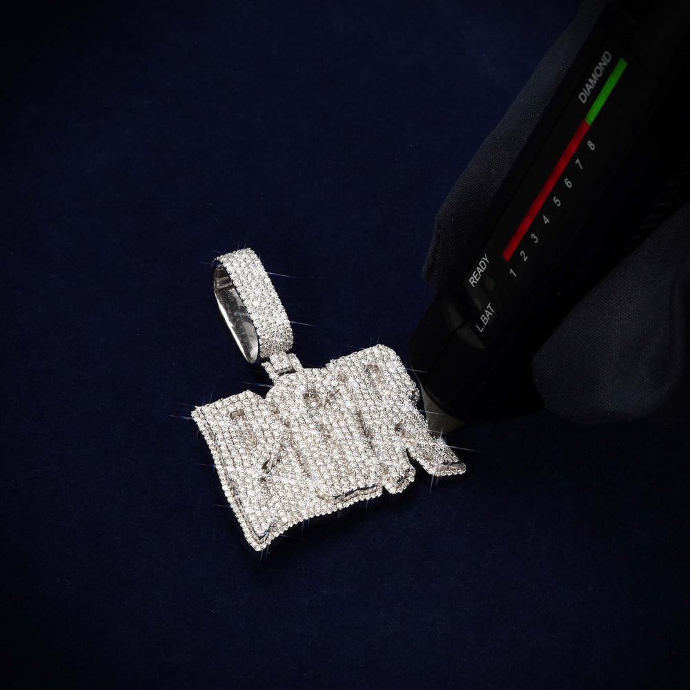 pgr custom moissanite pendant 14k gold icecartel test