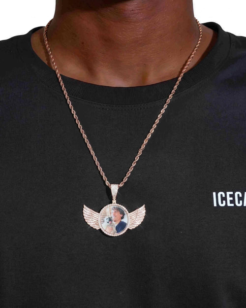 picture pendant with wings icecartel rose model