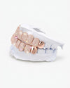 Plain Tusk Diamond Grillz 14K Gold - Rose Gold
