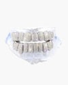 Plain Tusk Diamond Grillz 14K Gold - White Gold