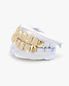 Plain Tusk Diamond Grillz 14K Gold - Yellow Gold