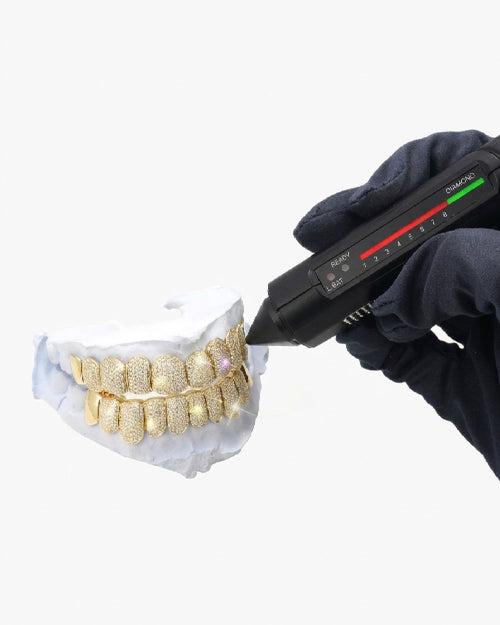 plain tusk custom diamond grillz 14k gold icecartel px yellow test