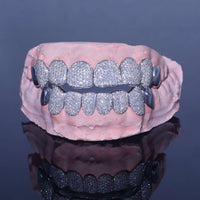 Plain Tusk Custom Diamond Grillz 14k Gold