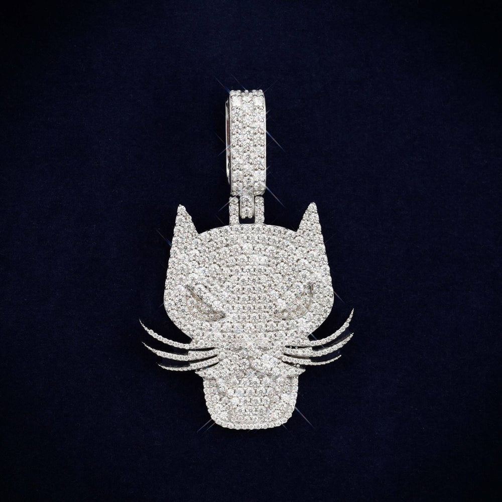 predator panther custom logo moissanite pendant 14k gold icecartel main