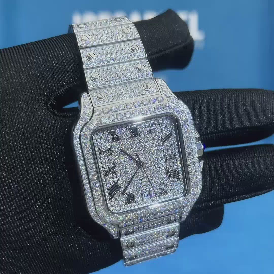 WATCH 90 DAY Warranty buy high-end prototypes. Real Lab Diamonds & Real Gold 4x's o