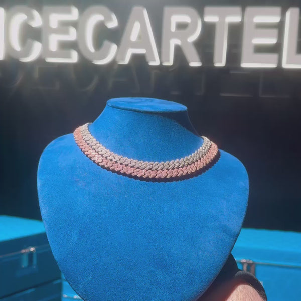 8mm moissanite cuban link chain video