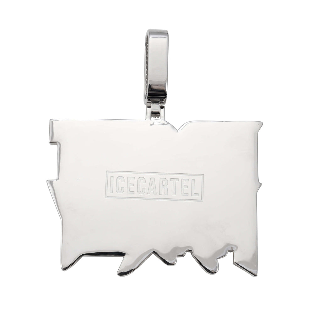 profit marley moissanite custom name pendant 14k gold ICECARTEL back