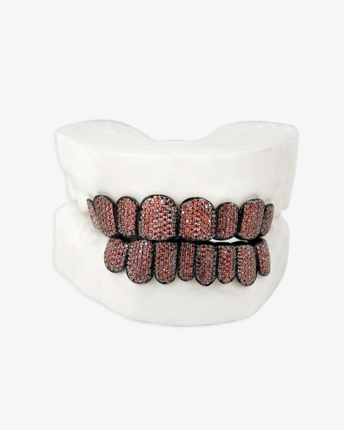 red moissanite black gold grillz px main
