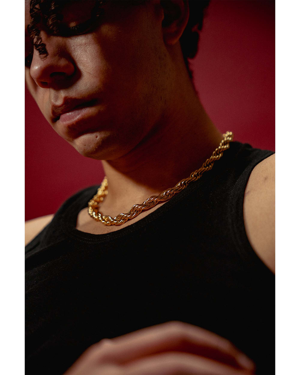 8MM Rope Chain 14K Gold