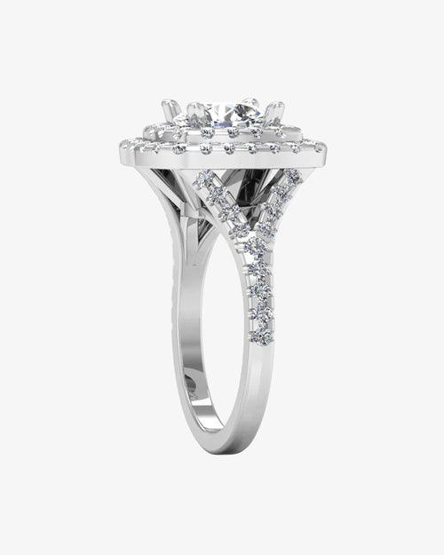 round brilliant double halo moissanite engagement ring icecartel side