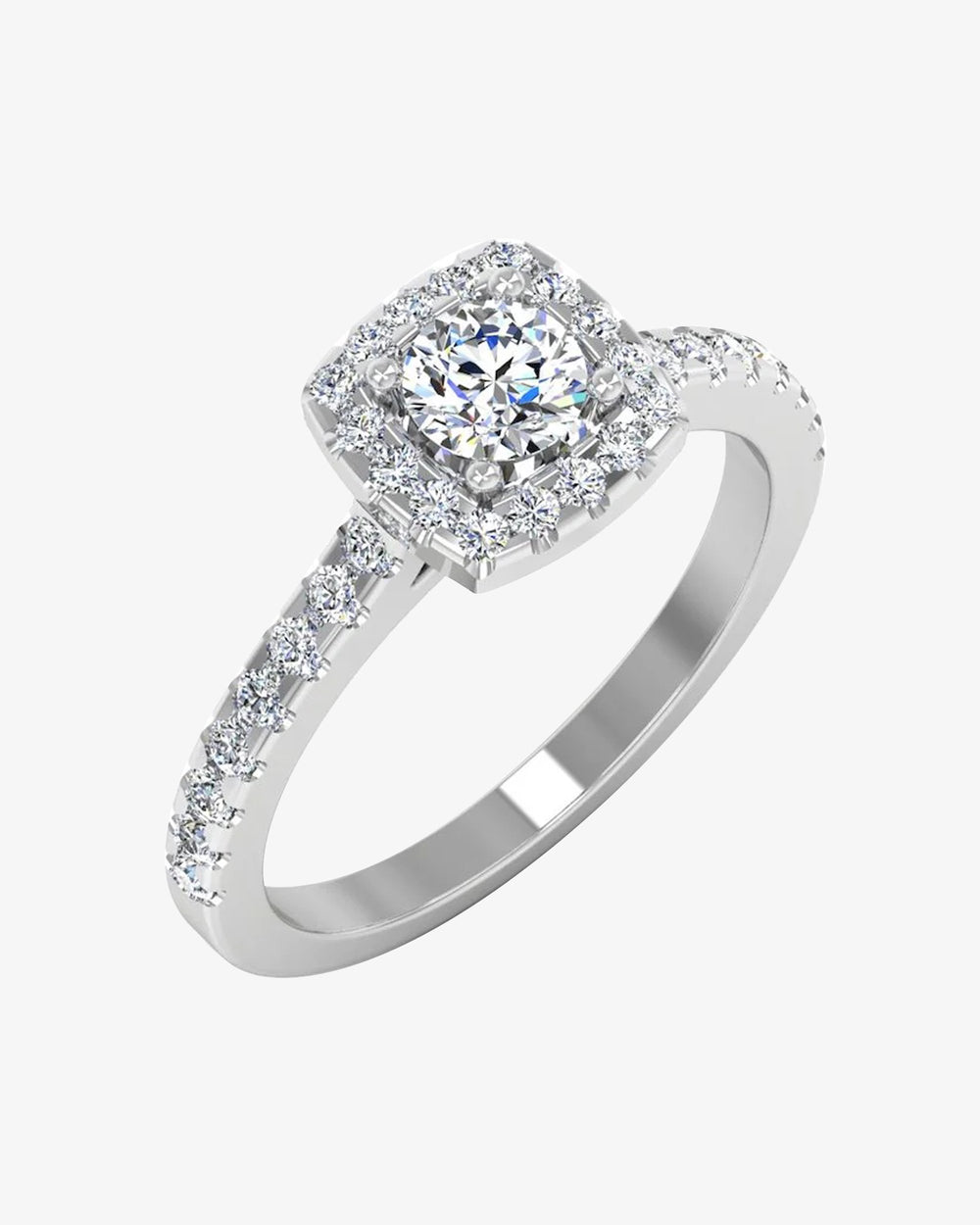 round brilliant rectangle halo moissanite engagement ring icecartel main