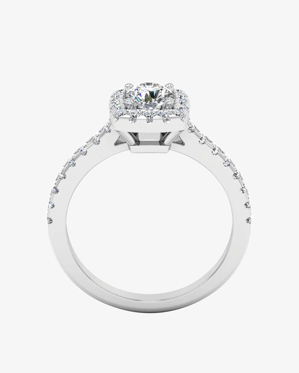 round brilliant rectangle halo moissanite engagement ring icecartel o