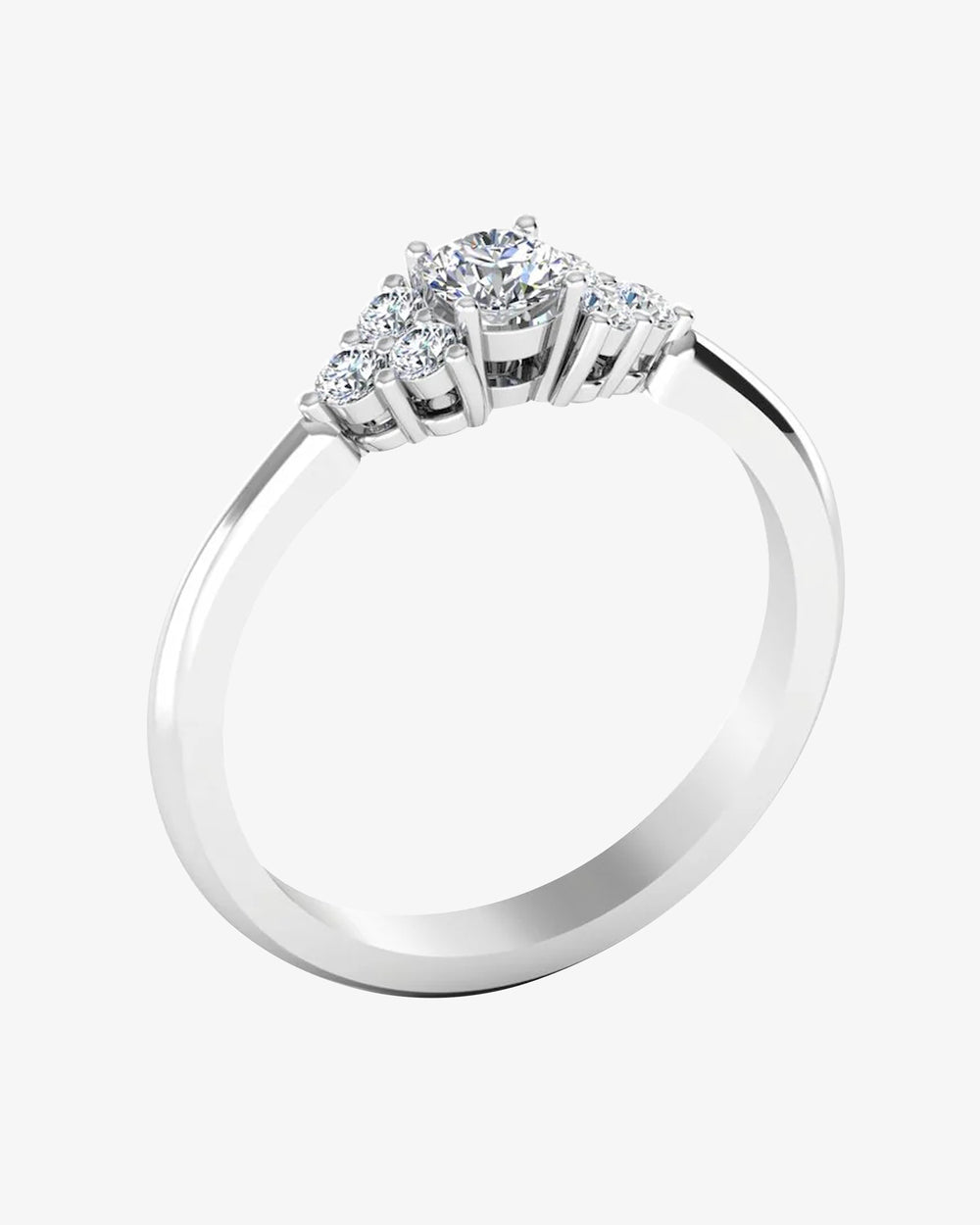 round cut petite moissanite engagement ring icecartel angle