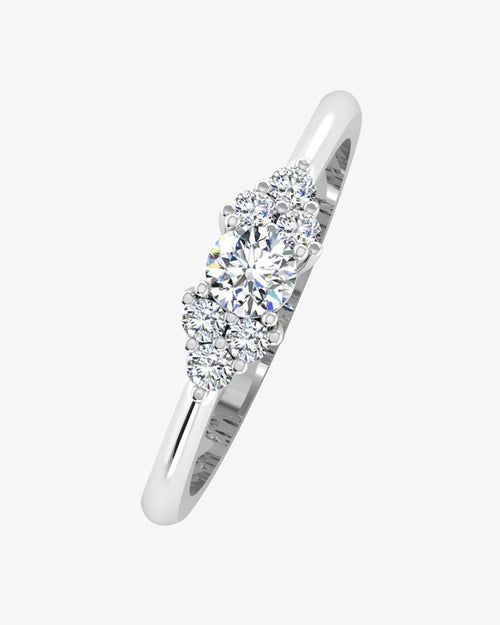 round cut petite moissanite engagement ring icecartel i