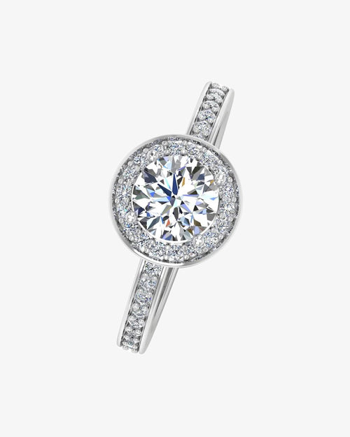 round halo channel set moissanite engagement ring icecartel i