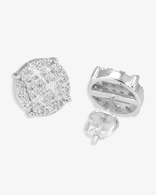 round prong moissanite earrings 14k gold icecartel main front
