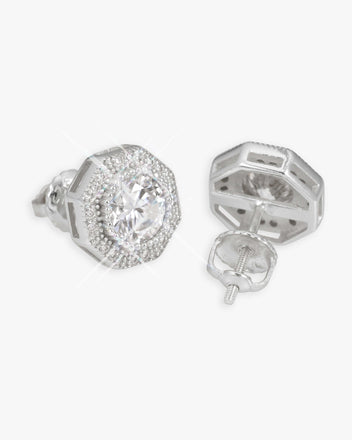 Spiral Moissanite Earrings