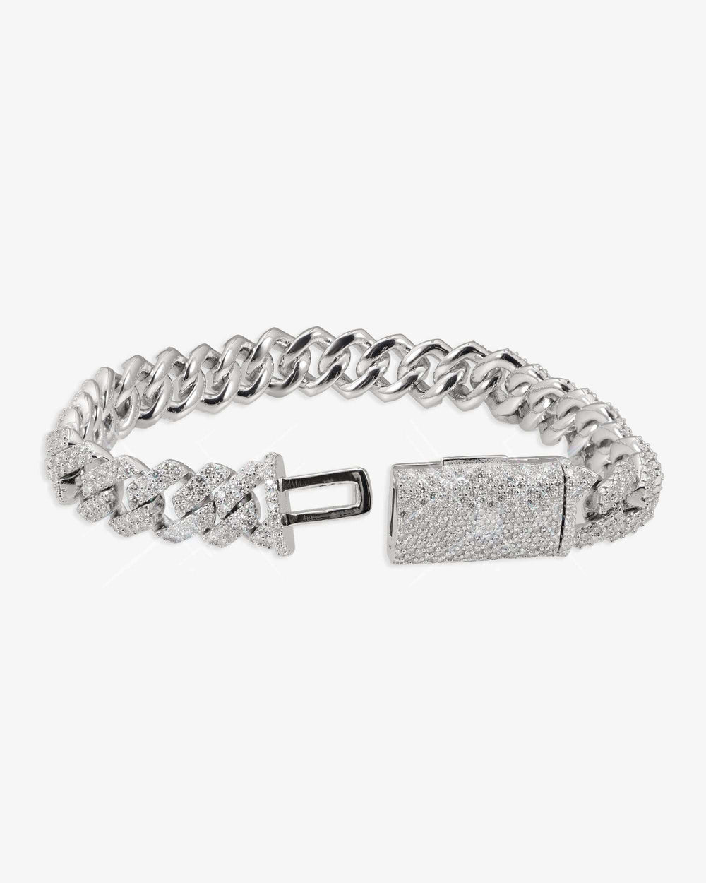 Moissanite Cuban Link Bracelet 14K Gold (ALL SIZES) - 10MM