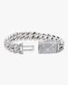 Moissanite Cuban Link Bracelet 14K Gold (ALL SIZES) - 15MM